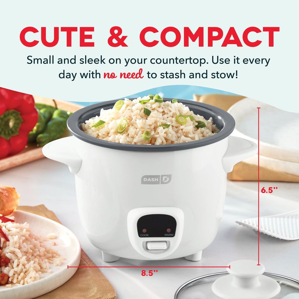 Mini Rice Cooker with Keep Warm